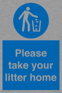 Please take your litter home